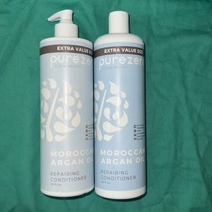 Purezero Moroccan Argan Oil Conditioner Set, 20 fl oz.  New.